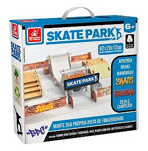 Skate Park Pista de Skate De Dedo - Brincadeira de Criança