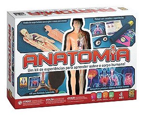 Brinquedo Jogo Didático Anatomia Kit De Experiencias Grow