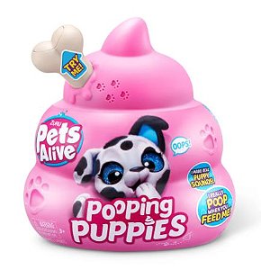 Pelúcia Pets Alive Poopng Puppies - Candide