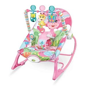 Cadeira infantil musical vibra e Balança Encantada Girafa