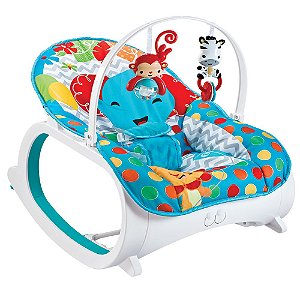 Cadeira infantil musical vibra e Balança Safari Azul