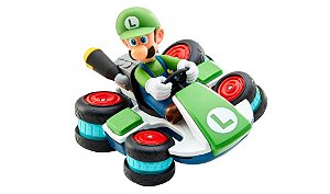 Carro de Controle Remoto Mario Kart Luigi com 7 Funções