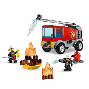 Brinquedo Lego City Caminhão Dos Bombeiros Com Escada 60280