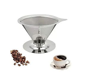 Coador De Café Em Aço Inox Tamanho 101 Não Utiliza Filtro