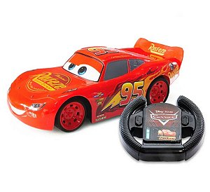 Carrinho Relâmpago McQueen Cars Controle Remoto 22cm Disney