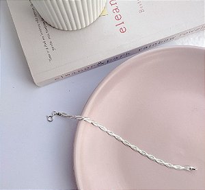 Pulseira Trançada Trabalhada