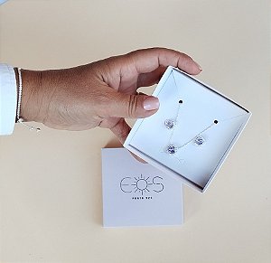 Conjunto Lapidado Lilás