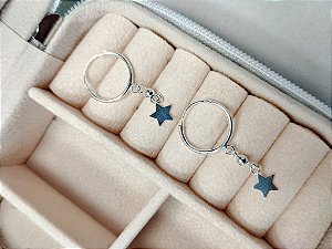 Argolinha Estrela Pendurada