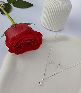 Conjunto Navete Cristal
