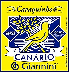 Jogo Canário Cavaquinho- Encordoamento Giannini Canário