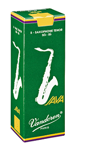 Vandoren Java Sax Tenor verde Palheta Nº 2.5 (unidade)