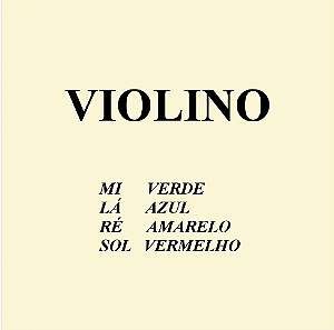 Encordoamento Violino 4/4 Artesanal Mauro Calixto