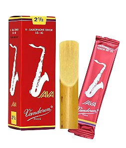 Vandoren Java Filed Red Cut Sax Tenor Palheta Nº 2.5 (unidade)