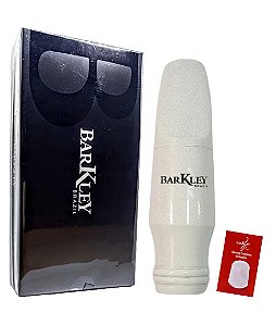 Boquilha para Sax Tenor Vintage ZZ 8 Barkley Branca c/ Ébano