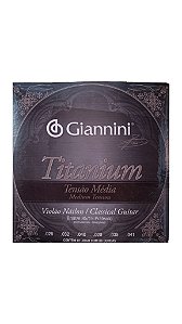 Encordoamento para Violão Giannini Titanium Náilon Média GENWTM