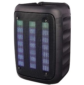 Caixa de Som KTS-1898 Karaokê 4" Bluetooth/ Pen Drive/ SD/ Entrada Mic + Led