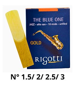 Palheta Rigotti Sax Alto Jazz Gold