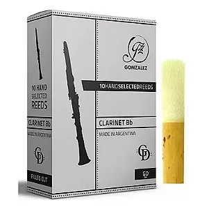 Palheta Clarinete Gonzalez GD Filed Orgânica