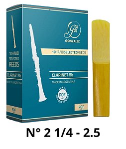 Palheta Clarinete Gonzalez FOF