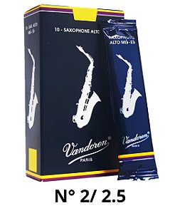 Palheta Vandoren Paris Tradicional Sax Alto