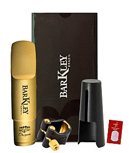 Boquilha Metal Sax Alto n7 Barkley MAVRUD Gold Completa
