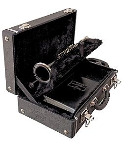 Estojo Clarinete Super Luxo Fundo Falso Kromus