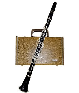 Clarinete Yamaha YCL-33 Sib Madeira + Boquilha Vandoren 5RV Usado