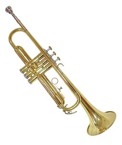 Trompete Sib Yamaha YTR-236 Dourado Laqueado Usado