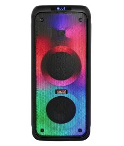 Caixa de Som Boxx Bpp 252 400w c/ Karaokê 2mic, Blue e Led
