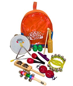 Kit Bandinha com 10 Instrumentos Musicais Custom Kids CKPK 10