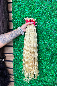 Liso Natural Loiro Global Vietnamita Ondulado 50g