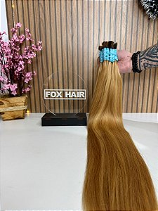 Cabelo Humano Loiro Liso Com Luzes Virginia Vietnamita Super 50g