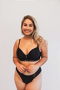 Conjunto Betina - Lingerie Confortável - Renda Sofisticada – Bortolin