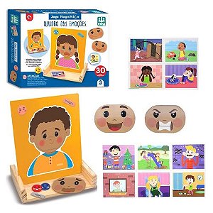 Jogo Quadro das Emoções Magnético Pedagógico Infantil Nig Brinquedos - Teen  Kids