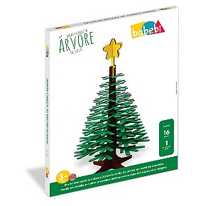 Quebra Cabeça Árvore de Natal 3D - Babebi