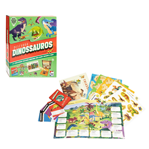 Box de Aprendizagem Grandes Ideias Descubra Dinossauros - Happy Books