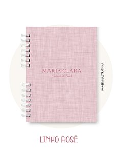 Caderneta de Vacinação Minimalista Menina - Com Nome