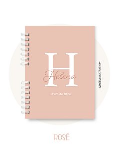 Livro do Bebê Menina Minimalista - Com Nome