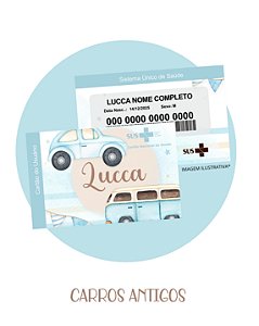 Cartão do SUS Menino Personalizado - Com Nome