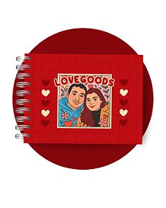 Livro LoveGoods Casal – Estilo Bobbie Goods com Fotos e Quiz
