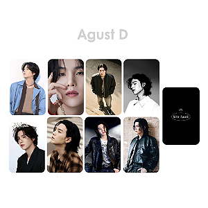 Photocard Fanmade Agust D - 8 Unidades