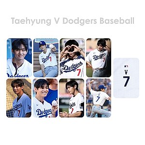 Photocard FandmadeTaehyung V Dodgers LA Baseball