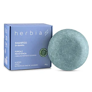 Shampoo em barra Cabelos Mistos e Oleosos - Herbia 80g
