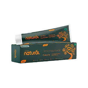 Creme Dental Natural com Extratos de Cúrcuma, Cravo e Melaleuca - Orgânico Natural 80g