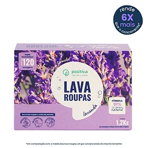 Lava Roupas em Pó Lavanda - Positiv.a 1,2kg