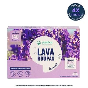 Lava Roupas em Pó Lavanda - Positiv.a 400g