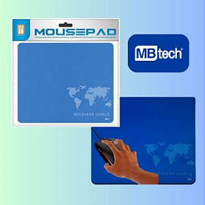 Mouse Pad Ergonômico Mb-Tech Emborrachado Antiderrapante Movimento Preciso