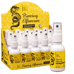 Spray para Piercing Cicatrizante Skincare Tattoo | Acelera a Cicatrização | Produto Essencial para Cuidados Pós-Piercing