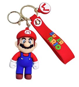 Chaveiro Boneco Mario: Super Mario Bros Nintendo