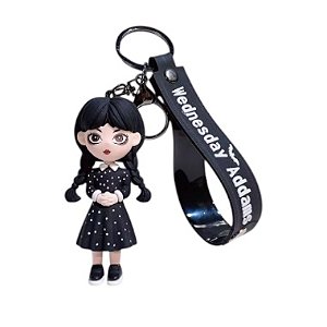 Chaveiro Boneco Wandinha: Família Addams
